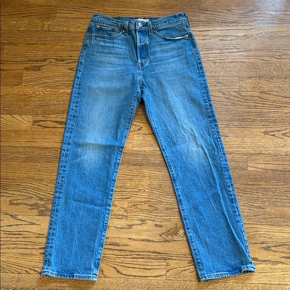 Levi's Blue Straight Leg Women's Jeans